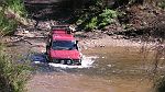 09-Gopher splashes his way across the Dargo River